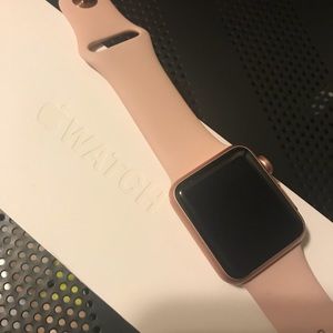 Apple iWatch Series 1 Rose Gold 38mm w/ Pink Band